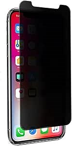 TooCust [2 Pack] Privacy Screen Protector for iPhone 11/XR, Anti Spy Privacy Screen Protector, 9H Tempered Glass Film, Bubble Free Case Friendly Easy Installation Film, Dark Black