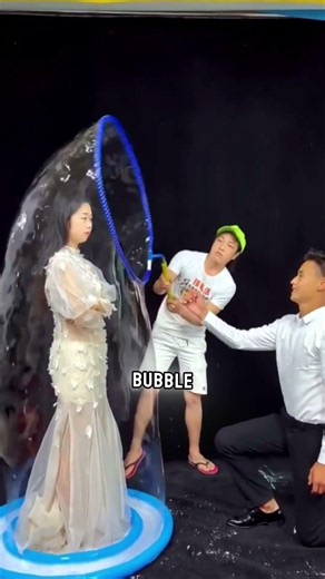 Bride Kept Popping The Bubbles