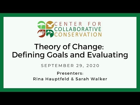 Theory of Change: Defining Goals and Evaluating | Workshop