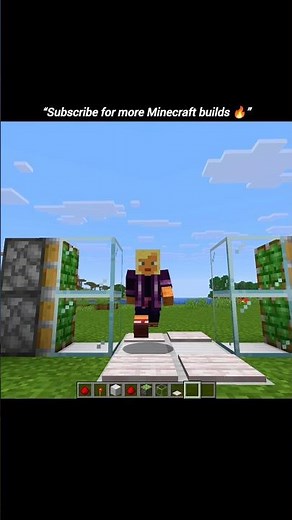 “I Built an Automatic Door in Minecraft 😳🔥” #minecraft