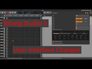 Bitwig Studio 5: User Interface Changes - controller config, mixer track parameters, script console