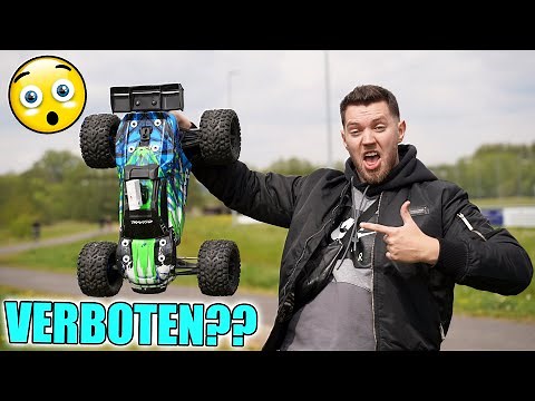 GIANT RC CAR goes over 100 KM/H and DOES SEVERALS!