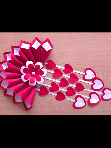 Easy DIY Paper Wall Hanging Craft for Home Decor