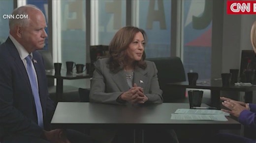 Harris, Walz first sit-down interview