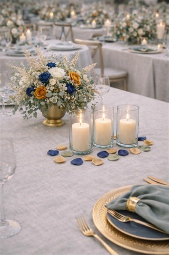 Wedding Flower Petals Navy Blue Decor Flower Girl Basket Gold Petals Sage Green Wedding Table Decor - Etsy