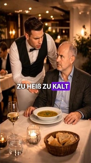Probieren Sie die Suppe! 😂🍲 #Witze #Restaurant #Humor