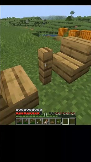 How to Make a Simple Table and Chairs in Minecraft – Easy Build Tutorial! 🪑✨