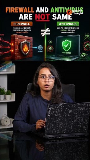🔐 Firewall vs Antivirus: Do You Know the Difference? | Quality Thought USA