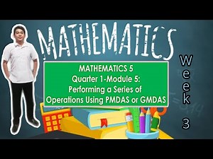PERFORMING A SERIES OF OPERATIONS USING PMDAS or GMDAS