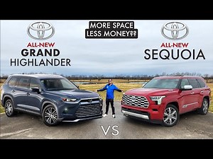 FAMILY FIGHT! -- 2024 Toyota Grand Highlander vs. 2023 Toyota Sequoia: Comparison