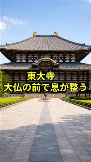 東大寺はなぜ大仏の前で息が整うのか #shorts #日本史 #東大寺