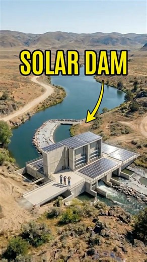 Solar + Water Power in ONE Dam?! 😳🌞🌊⚡