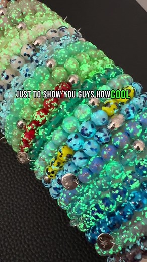 EVERY SINGLE FIREFLY GLASS BRACELET IN ONE STACK!! #nogufam