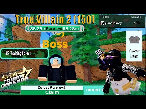 Beating the New Story Map Training Forest (World 2) | New Mount | Roblox All Star Tower Defense