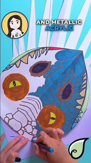 How to Draw a Dragon | Stormfly Dragon Costume | How to Train Your Dragon Costume | Dragon Mask