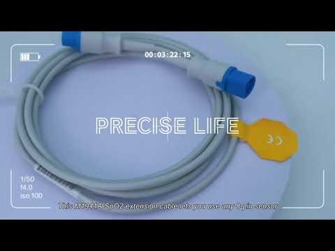 M1941A SpO2 Extension Cable 8ft TPU