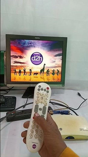 Videocon d2h Set top box Hang problem fix || how to reset videocon set top box by remote ||#Shorts