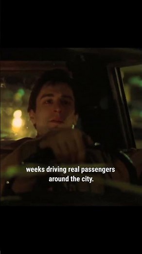 #movie Taxi Driver, Robert De Niro spent weeks driving real passengers around the city #robertdeniro