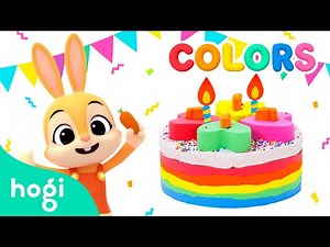 Learn Colors with Colorful Sand Cake | Pinkfong & Hogi | Colors for Kids | Learn with Hogi
