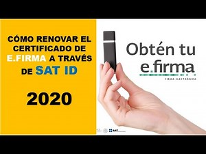 Solicitud de autorización para renovar el certificado de e.firma a través de la aplicación SAT ID