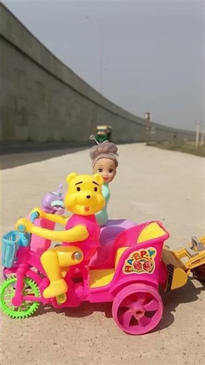 Remote Control Scooty Girl And Monkey Scooter Unboxing And Testing Short ||