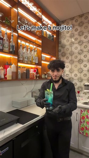 Our customer favourite! Come in for a refreshing mojito #makan #restaurant#london#londonon#middleeastern