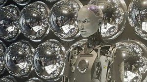 A Humanoid Robot Talks To Visitors in Copernicus Science Centre Stock Footage - Video of conversation, android: 402286906