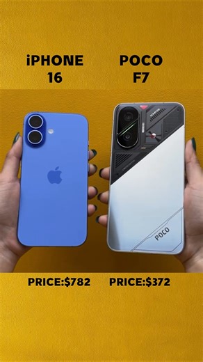 iPhone 16 vs POCO F7 🔥 Real-World Performance Fight!