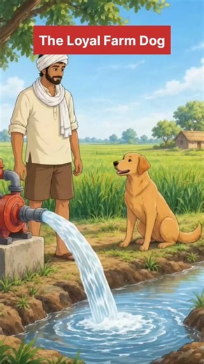 The Loyal Farm Dog 🐶🌾 | Heartwarming Farmer & Dog Story | 2D Animated Short