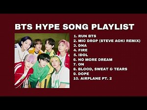 BTS Song Playlist for work