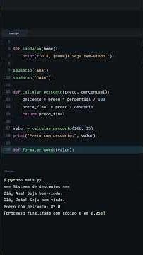 Como organizar funções em Python na prática