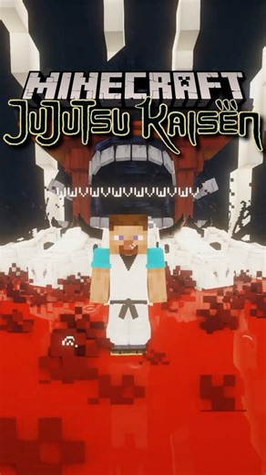 Minecraft Jujutsu Kaisen Mod 💀 #Minecraft #ModReview #Shorts