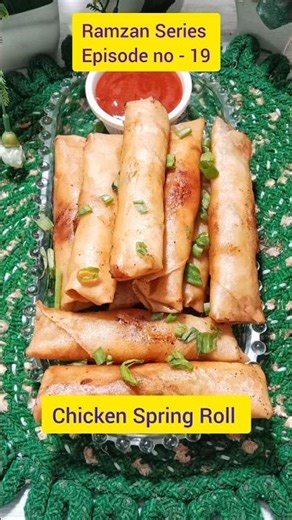 Chicken Spring Roll/ chicken Spring Roll Recipe/Ramzaan Series