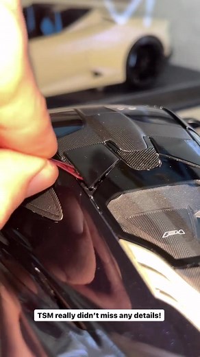 Mclaren P1 Model Car Fuel Door Opening - TSM 1/18 Scale