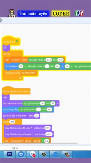 Hiệu ứng lửa cháy, ngọn đuốc | Lập trình trẻ em Scratch