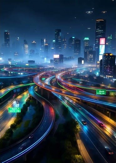 Rain-Slick Cyber Highway – Night Drive Surge