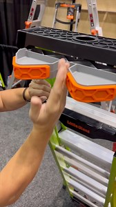 Innovative Multipurpose Ladder! #cooltools #ladders #TradeShow #construction #innovation | BYOT