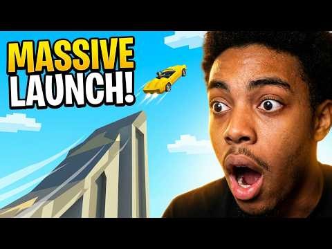 DRIVING UP A HUGE RAMP!?! | Turbo Dismount (Part 8)