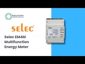 Selec EM4M 3-Phase Energy Meter Programming & Wiring | RS485, Pulse, Demand Setup Guide