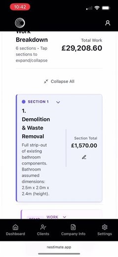 🏗️ Video in. Quote out. #construction #contech #ai