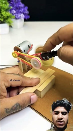 Mini cutter dc motor #shorts #viral #diy