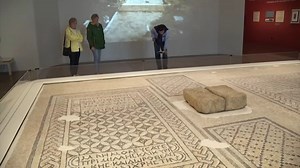 Ancient Megiddo Mosaic on display at Museum of the Bible