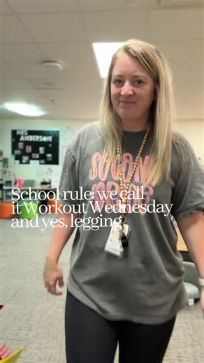 Workout Wednesday: Leggings Day at School