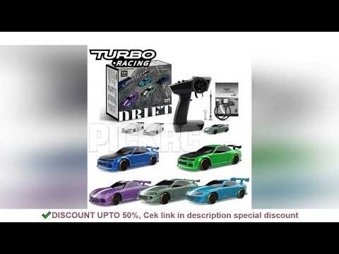 Turbo Racing 1:76 C64 C65 C61 C62 C63 RC Electric Drift Car With Gyro Radio Full Proportional Toys