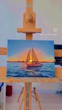 Beautiful Golden hour painting 🖼️ 💖
