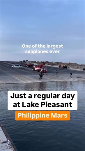 8.8K views · 993 reactions | In case you missed it! The Philippine Mars, one of the last remaining Martin JRM Mars flying boats, at Lake Pleasant. Originally built in the 1940’s for long-range transport, this historic aircraft remains one of the LARGEST seaplanes ever flown | Scorpion Bay AZ | Facebook