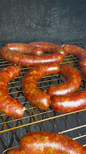 Homemade jalapeño cheddar smoked sausages #bbq #food #smokedmeat