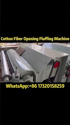 High-Efficiency Cotton Fiber Opening & Cleaning Machine | Advanced Processing#cottonfabric
