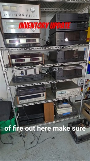 vintage audio gear inventory update Pioneer Yamaha