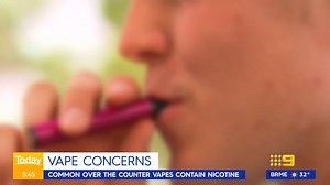 8.5K views · 106 reactions | A study by the University of Wollongong has found the three most common Vape brands sold in Australia all contained levels of nicotine. #9News | WATCH LIVE 6pm | 9 News | Facebook